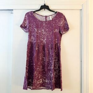 Xhilaration Splatter Print Skater Dress